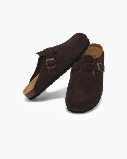 MONVIEL | Suede Clogs