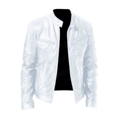 MANSSINO™ | Slim Fit Leather Jacket