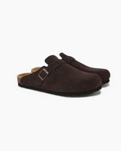 MONVIEL | Suede Clogs