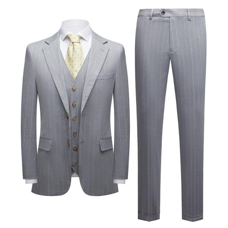 MONVIEL | Three-piece Single-button suit