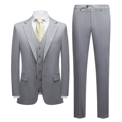 MONVIEL | Three-piece Single-button suit