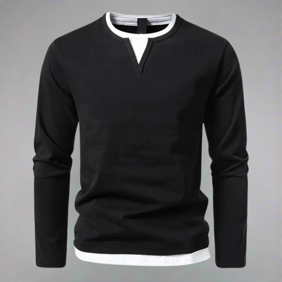 MANSSINO™ | Men's Premium Cotton V-Neck Pullover