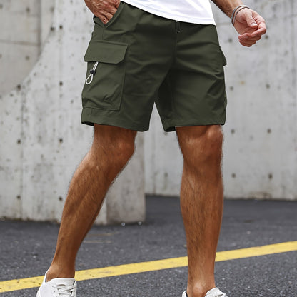 MANSSINO™ | Men's Relaxed Polyester Cargo Shorts