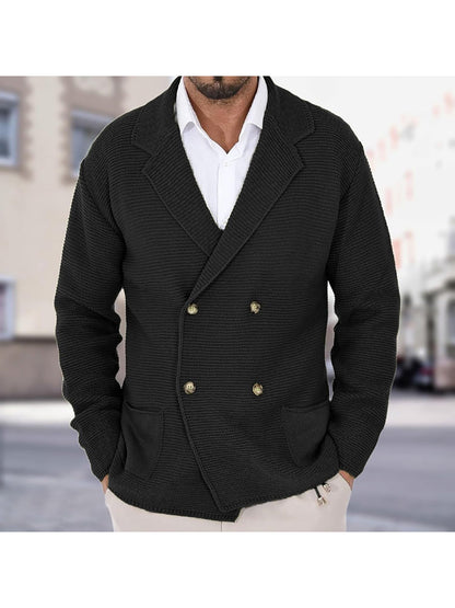 MANSSINO™ | Wool-Blend Jacket-Style Cardigan