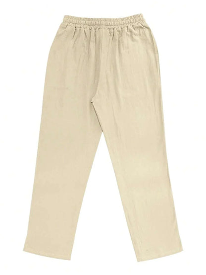 MATHIS | PANTALON LÉGER EN LIN AVEC CORDON