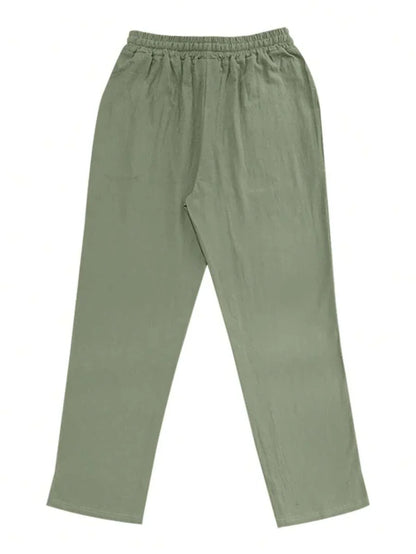 MATHIS | PANTALON LÉGER EN LIN AVEC CORDON