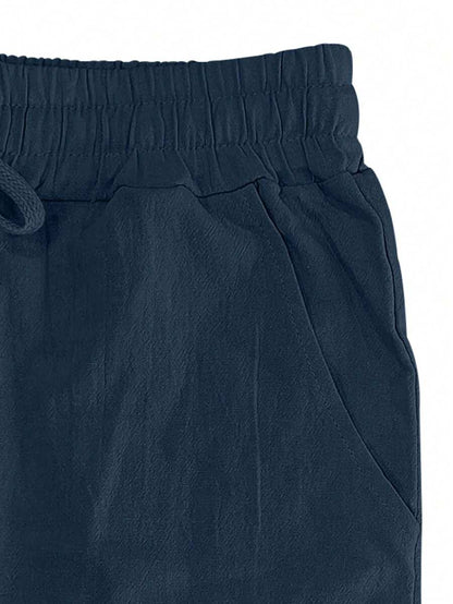 MATHIS | PANTALON LÉGER EN LIN AVEC CORDON