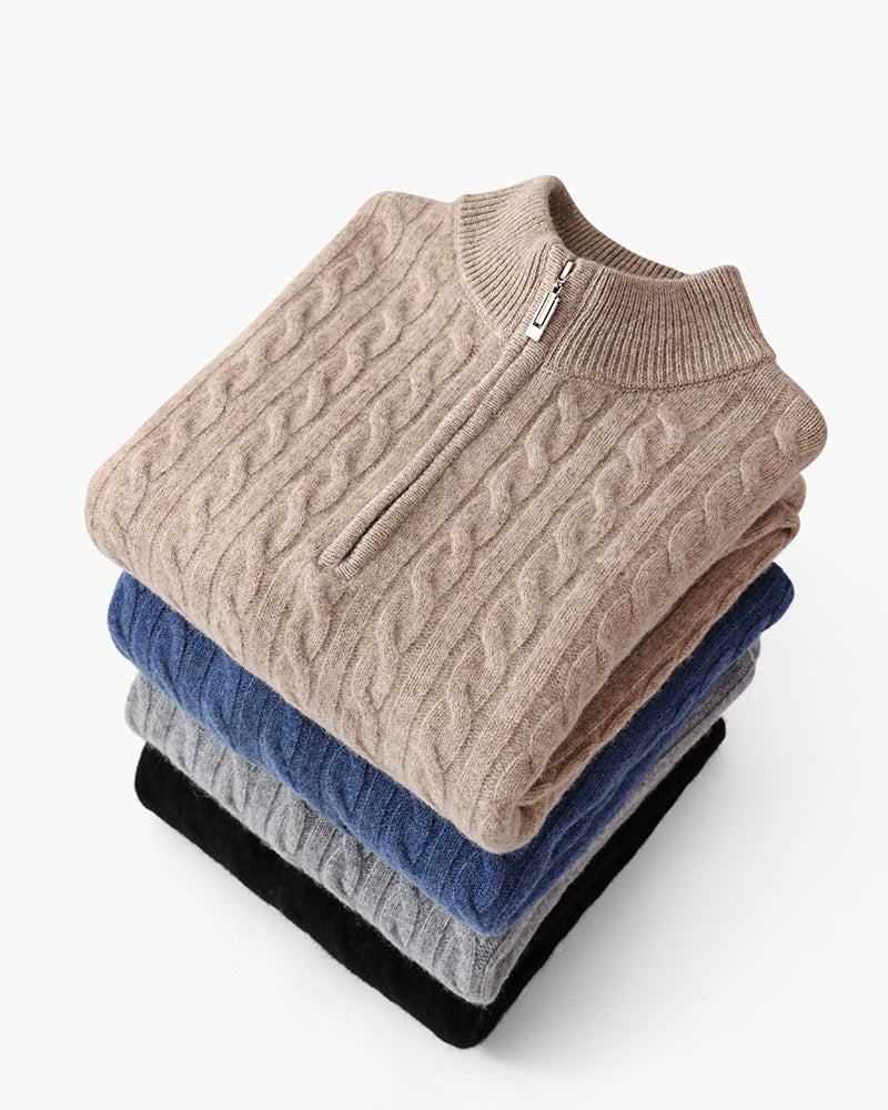 MONVIEL | HALF-ZIP CARDIGAN