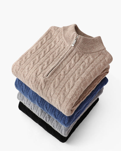 MONVIEL | HALF-ZIP CARDIGAN