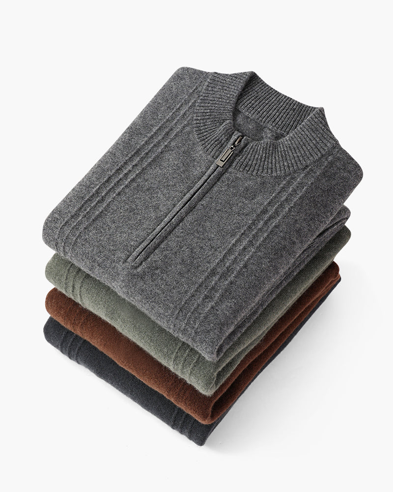 MONVIEL | RIBBED HALF-ZIP