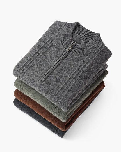 MONVIEL | RIBBED HALF-ZIP