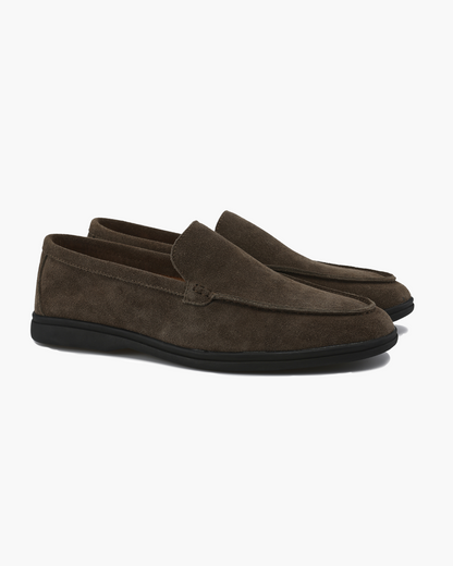 Theo™ | Mocassins en suède semelle noire