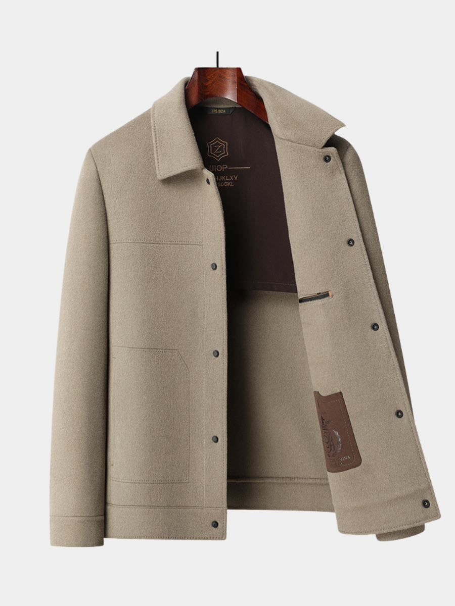 LAURENT MONACO | MANTEAU EN LAINE AUTOMNE