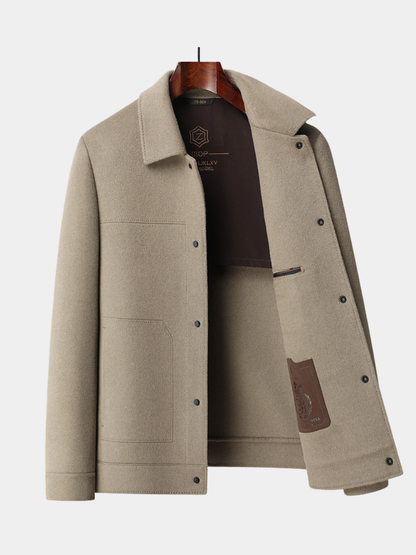 LAURENT MONACO | MANTEAU EN LAINE AUTOMNE