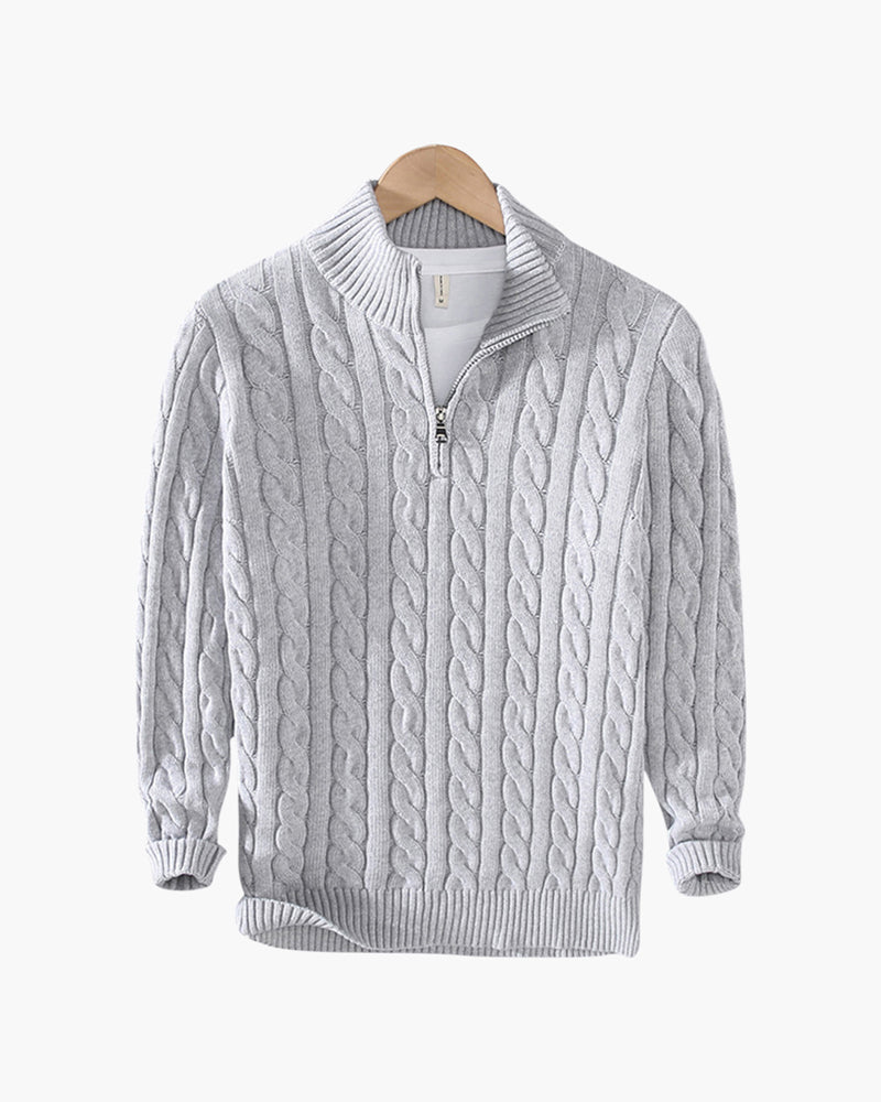 MONVIEL | COTTON HALF ZIP
