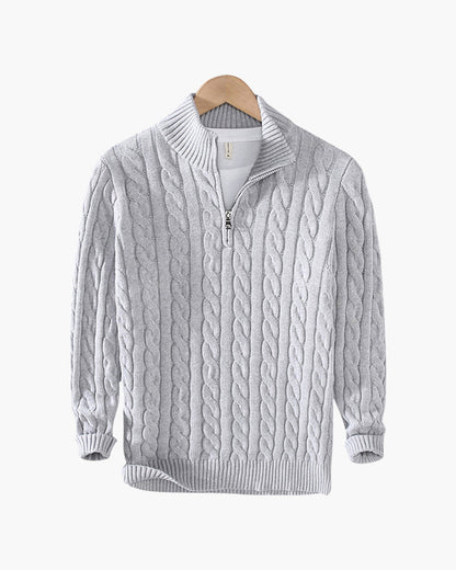 MONVIEL | COTTON HALF ZIP
