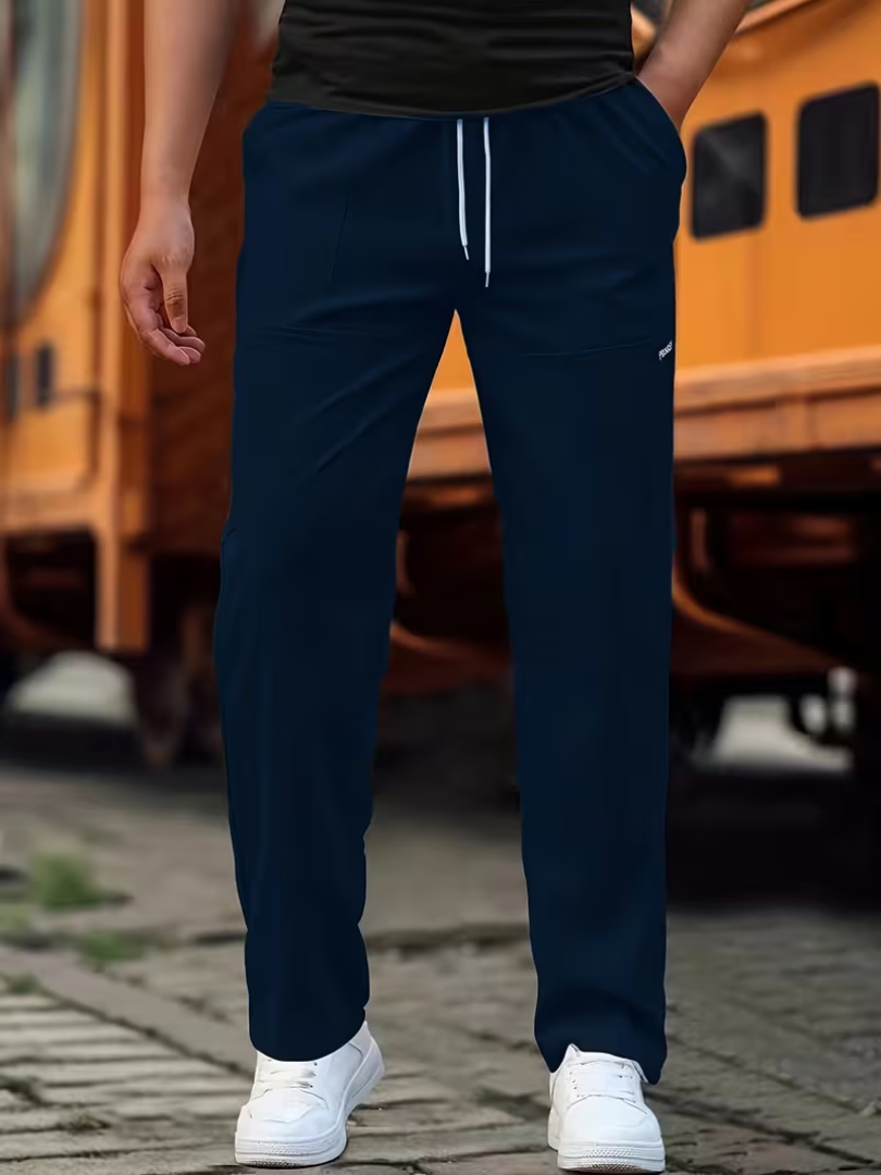 MONVIEL™ | Men's Straight-Leg Breathable Trousers
