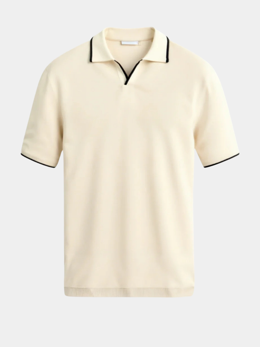 MONVIEL™ | Contrast-Piped Stitched  Polo