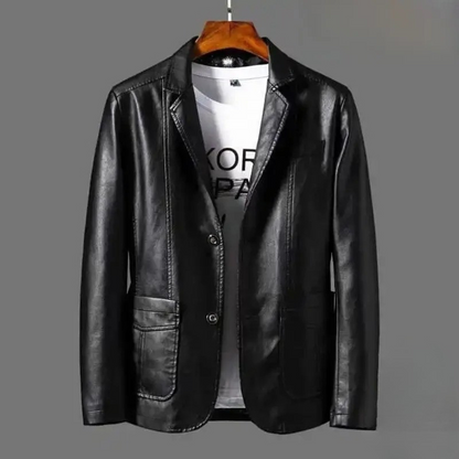 MANSSINO™ | Classic Leather Jacket