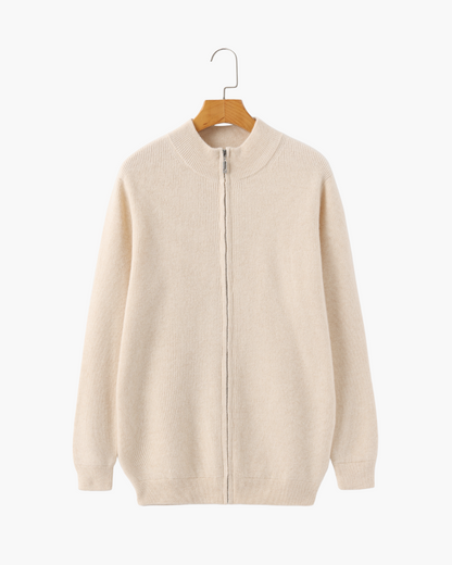 MONVIEL | CASHMERE ZIP-UP