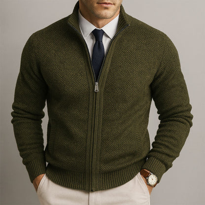 MONVIEL™ | Tailored Merino Blend Cardigan