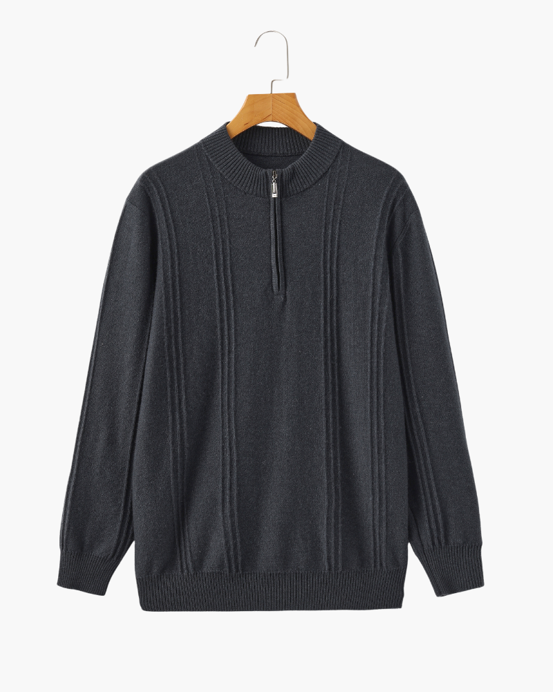MONVIEL | RIBBED HALF-ZIP