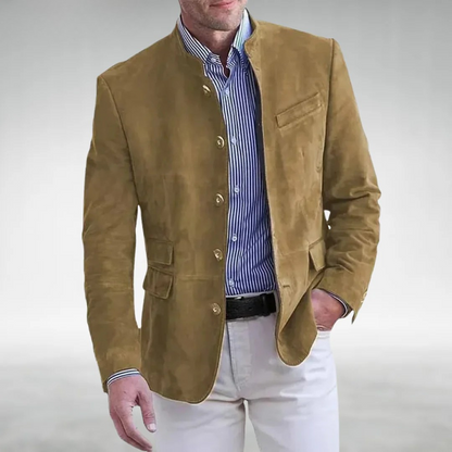 LAURENT MONACO | VESTE EN CUIR SUEDE