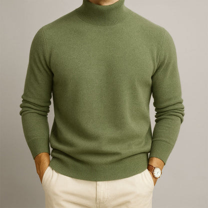 MANSSINO™ | Men's Roll-Neck Knit Pullover