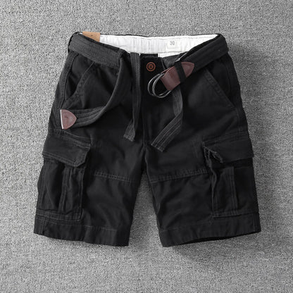 MANSSINO™ | Men's Cotton Cargo Shorts with Belt
