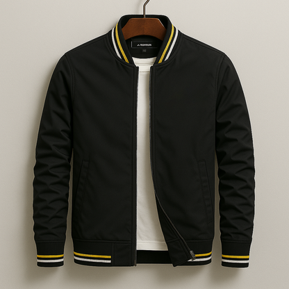 LAURENT MONACO | VESTE BOMBER D'ÉTÉ AVEC RAYURES