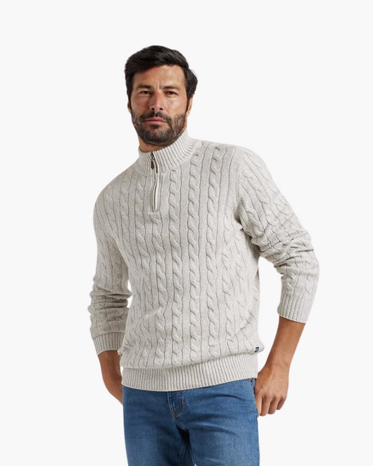 Gustave™ | Pull demi-zip en coton