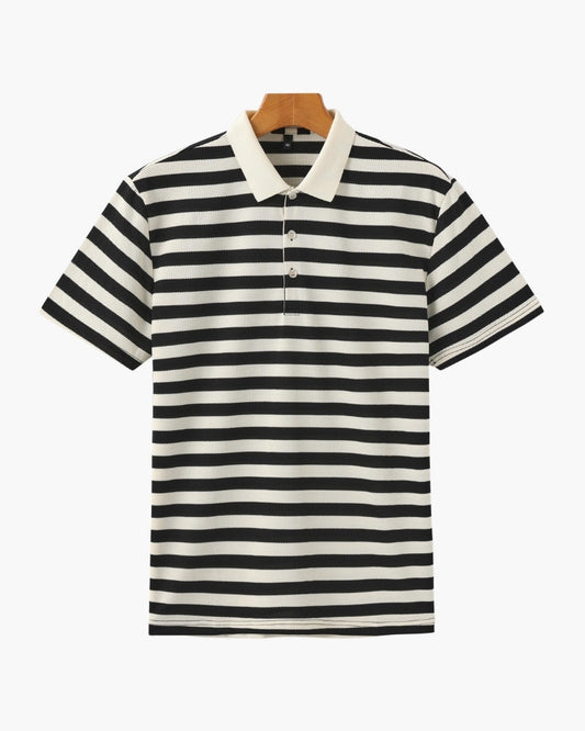 Raphaël™ | Striped knit polo