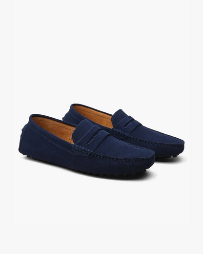 MONVIEL | Suede driver loafers