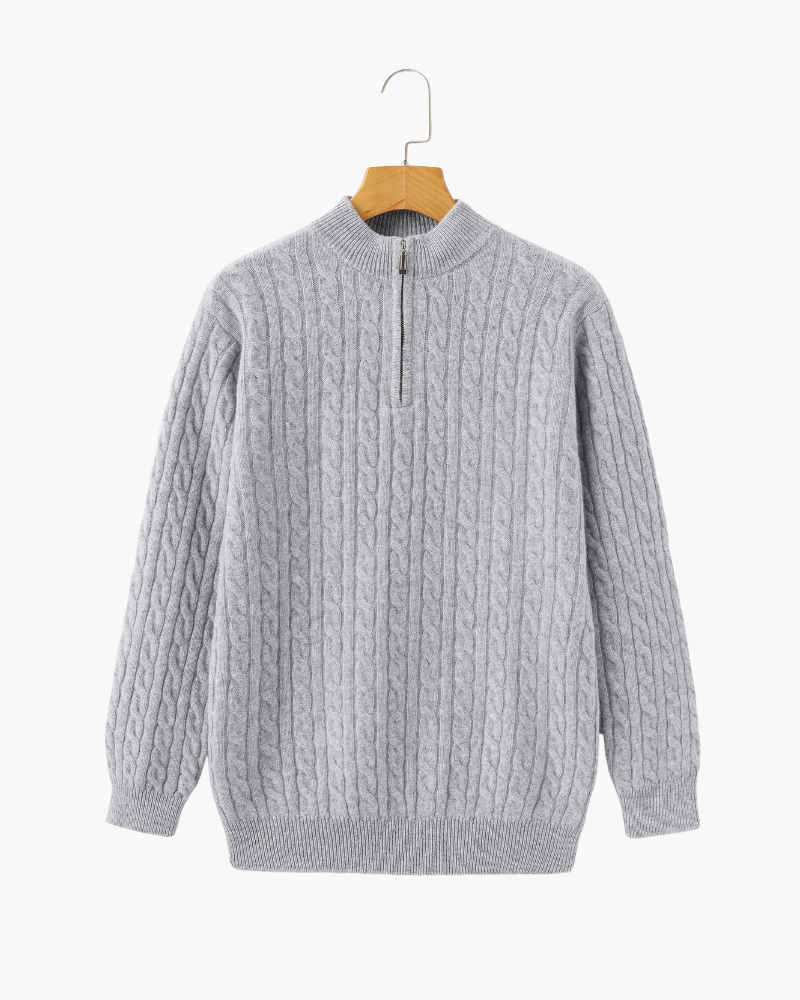 MONVIEL | HALF-ZIP CARDIGAN