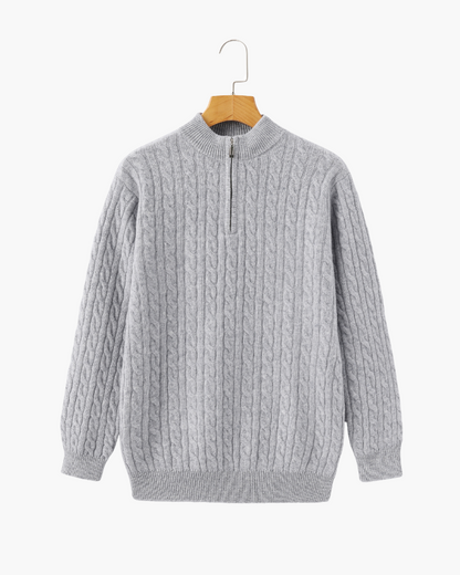 MONVIEL | HALF-ZIP CARDIGAN
