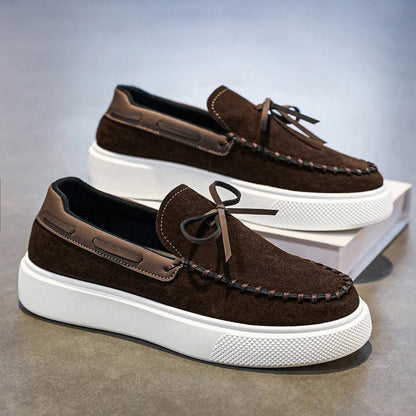 MANSSINO™ | Men's Suede Platform Boat Shoe