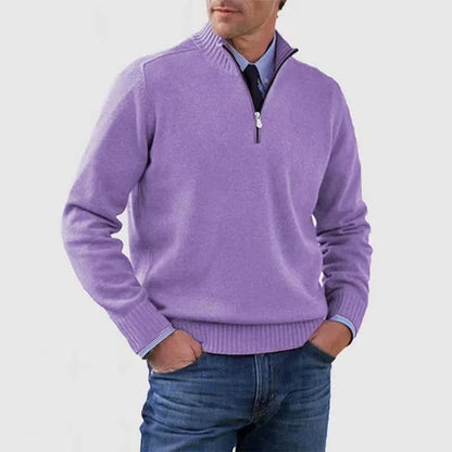 MONVIEL™ | Anti-Pill Mid-Zip Knit
