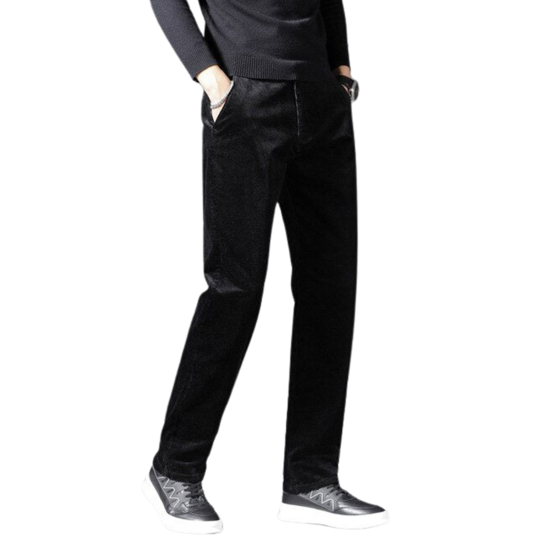 MONVIEL | Mid-rise corduroy trousers