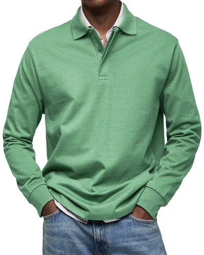 MONVIEL™ | Long Sleeve Polo Shirt