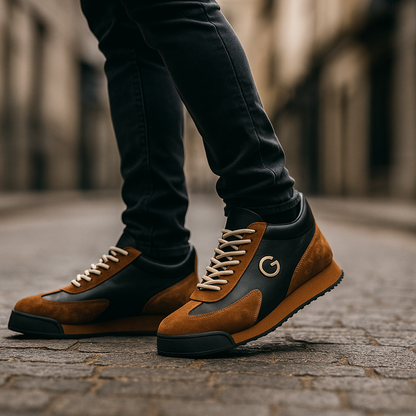 MANSSINO™ | Men's Retro Suede Lace-Up Sneaker