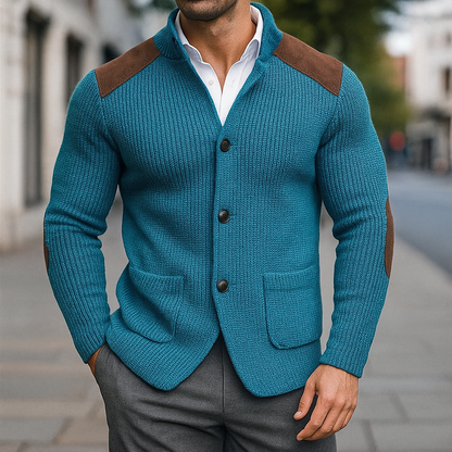 MONVIEL™ | Mens Textured-Knit Blazer
