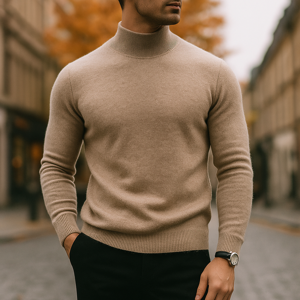 MANSSINO™ | Men's Half-Collar Knit Pullover