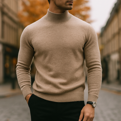 MANSSINO™ | Men's Half-Collar Knit Pullover