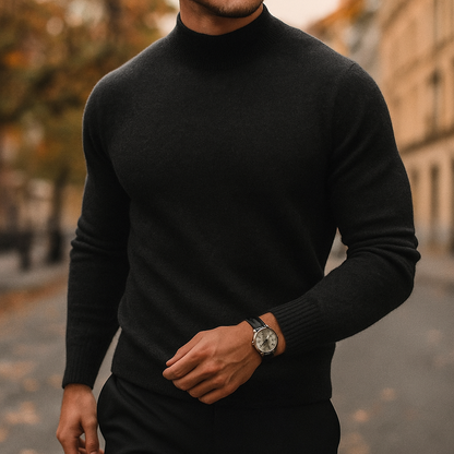 MANSSINO™ | Men's Half-Collar Knit Pullover