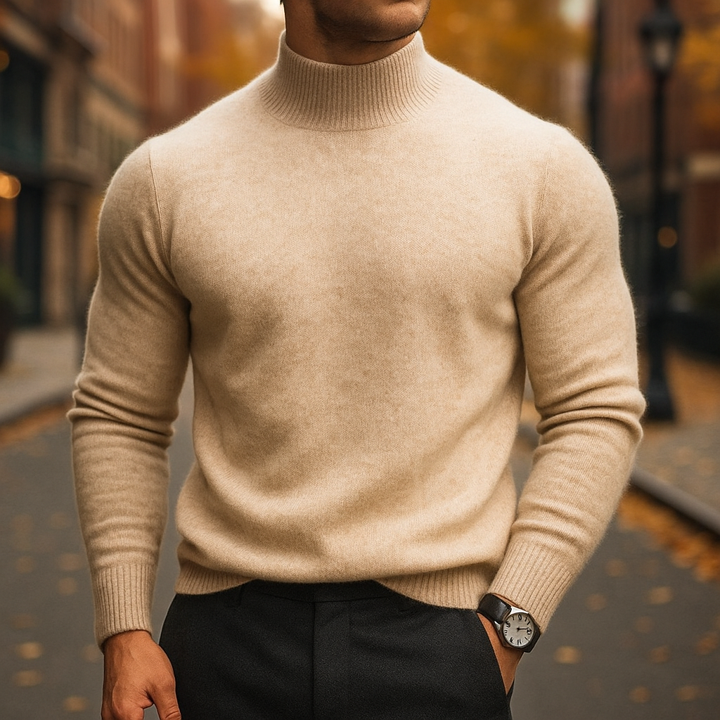 MANSSINO™ | Men's Half-Collar Knit Pullover