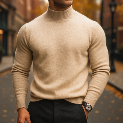 MANSSINO™ | Men's Half-Collar Knit Pullover