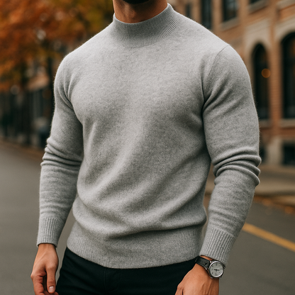MANSSINO™ | Men's Half-Collar Knit Pullover