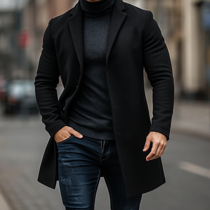 MONVIEL™ | Wool City Trench Coat
