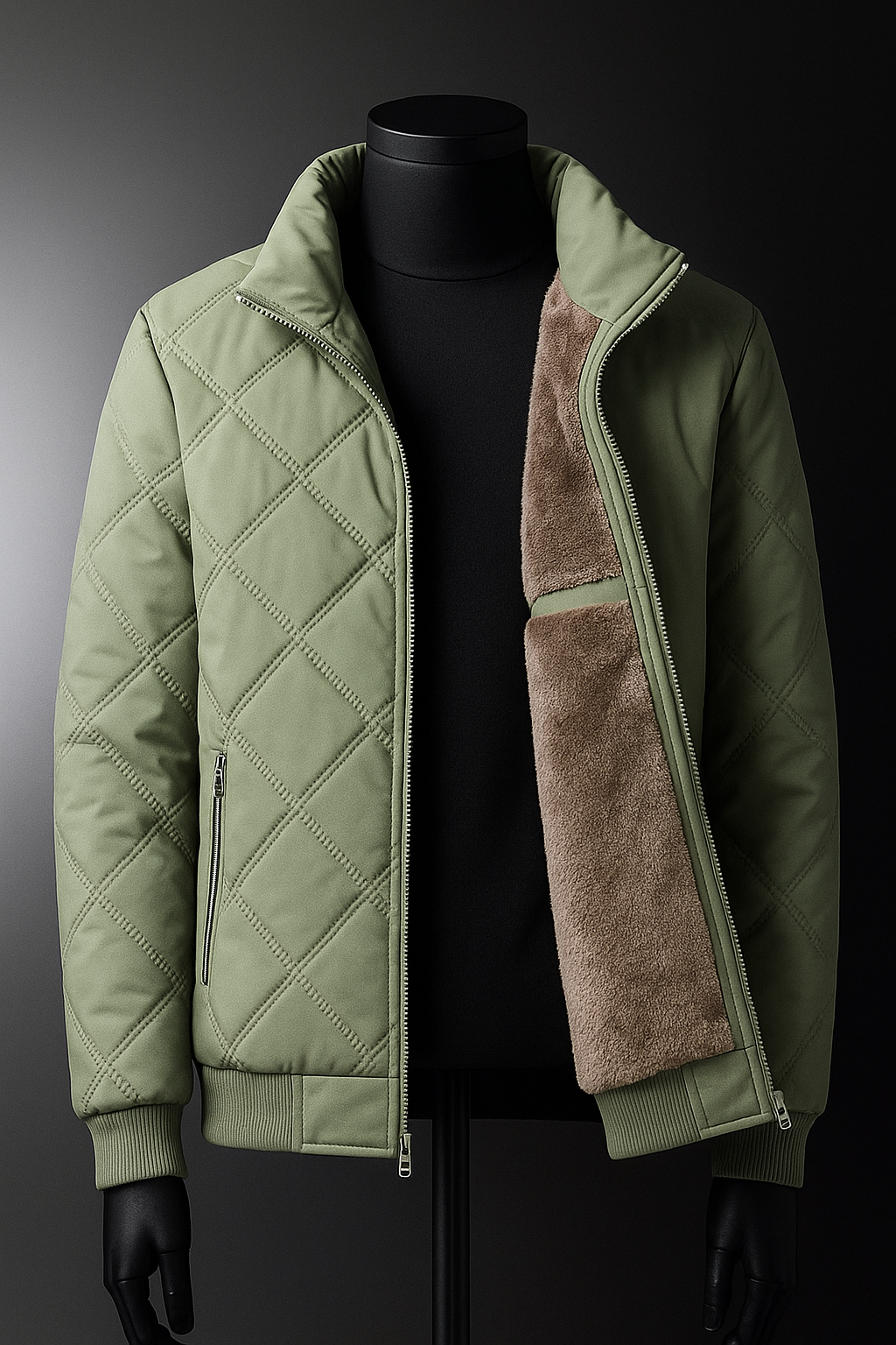 MANSSINO™ | Fleece-Lined Winter Puffer
