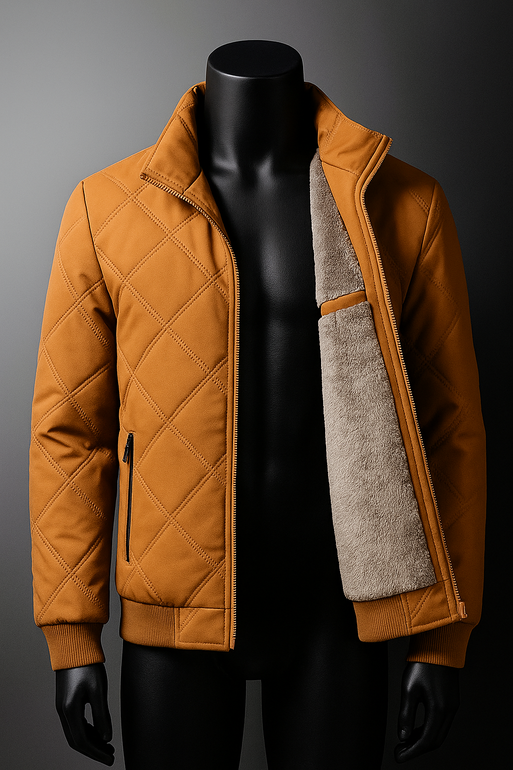 MANSSINO™ | Fleece-Lined Winter Puffer